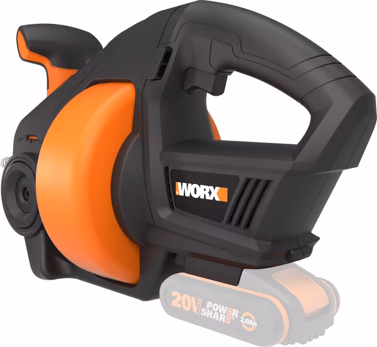 WORX 20V 7mm/7,6m Accu Pipe Cleaner WX891.9, senza batteria e caricabatterie