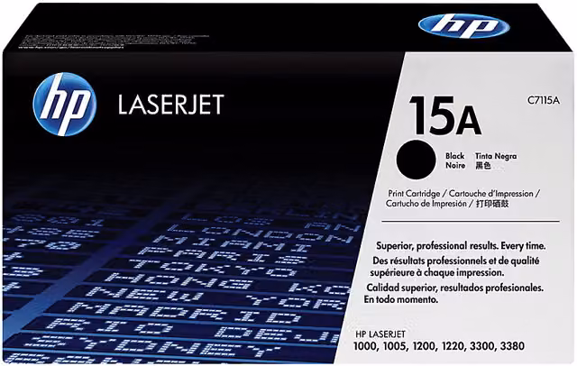 Cartuccia Toner HP 15A C7115A Nero