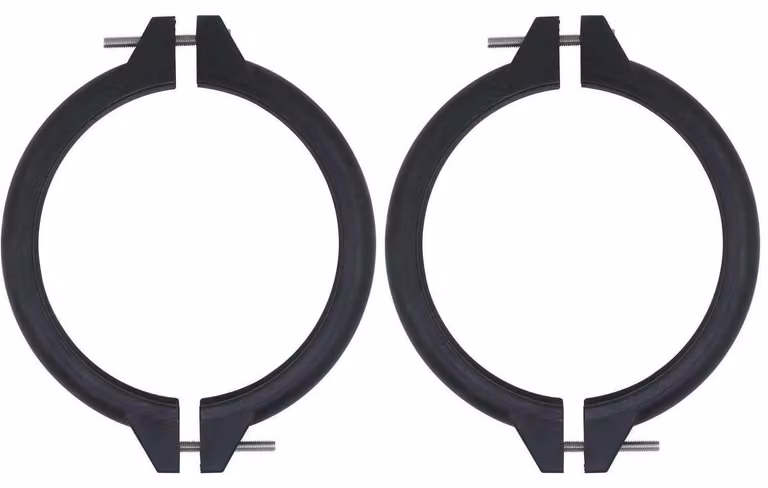 Guarnizione per filtro a sabbia per piscina, diametro esterno 184 mm, diametro interno 147 mm, colore nero, confezione da 2