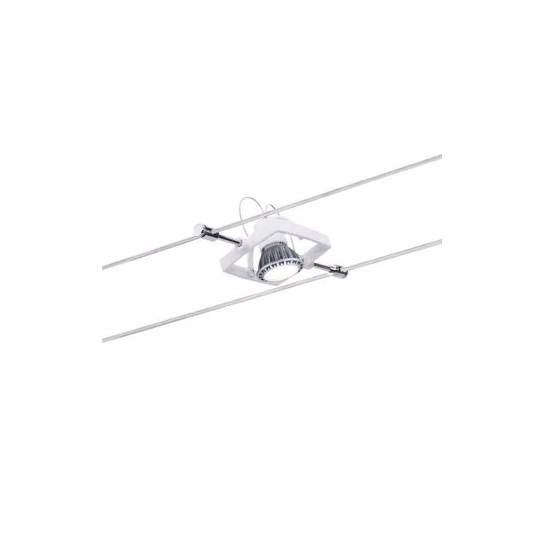 Paulmann Sistema a filo Spot MacII, massimo 1x10W, attacco GU5,3, colore bianco, materiale: metallo/plastica, 12V