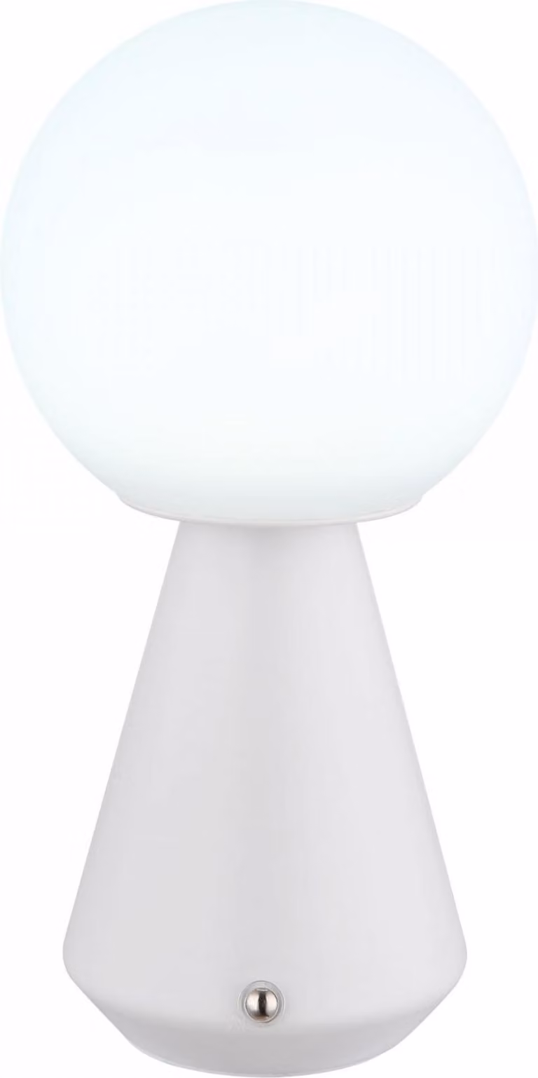 Lampada da tavolo a LED, bianca, touch, dimmerabile, H 23,5 cm