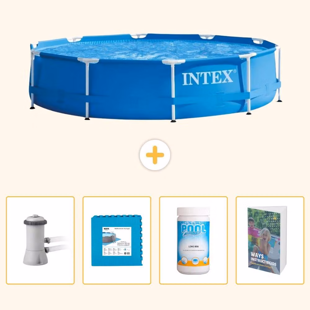 Piscina autoportante rettangolare - 366x76 cm - 5 pezzi - Modello SCB130