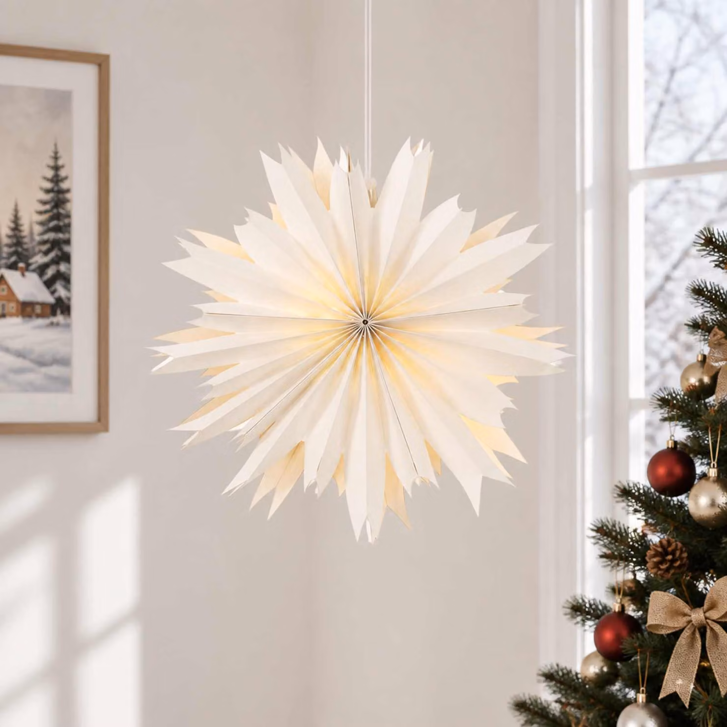 vidaXL Illuminazione Natalizia RAAHE 10 LED Bianco caldo