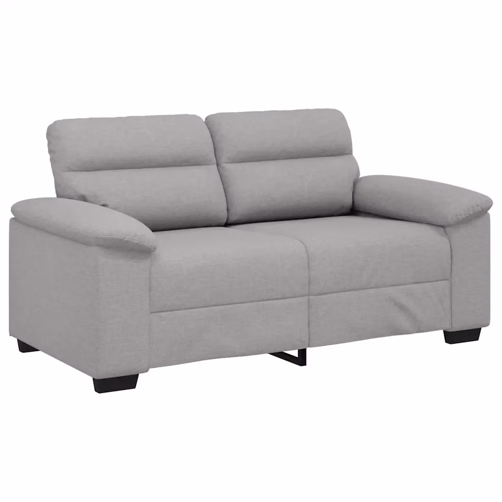 Divano moderno vidaXL in tessuto grigio con cuscini inclusi L: 160 cm, P: 81 cm, H: 84 cm – 2