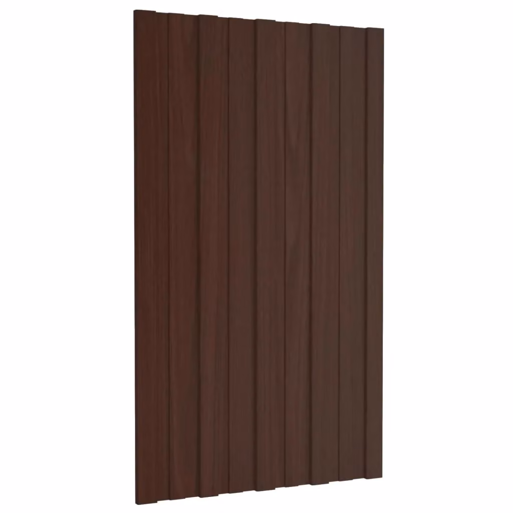 Set di 36 pannelli per tetto in acciaio zincato marrone DESIGN IN, L: 80 cm, P: 45 cm, CFW6424079 – 2