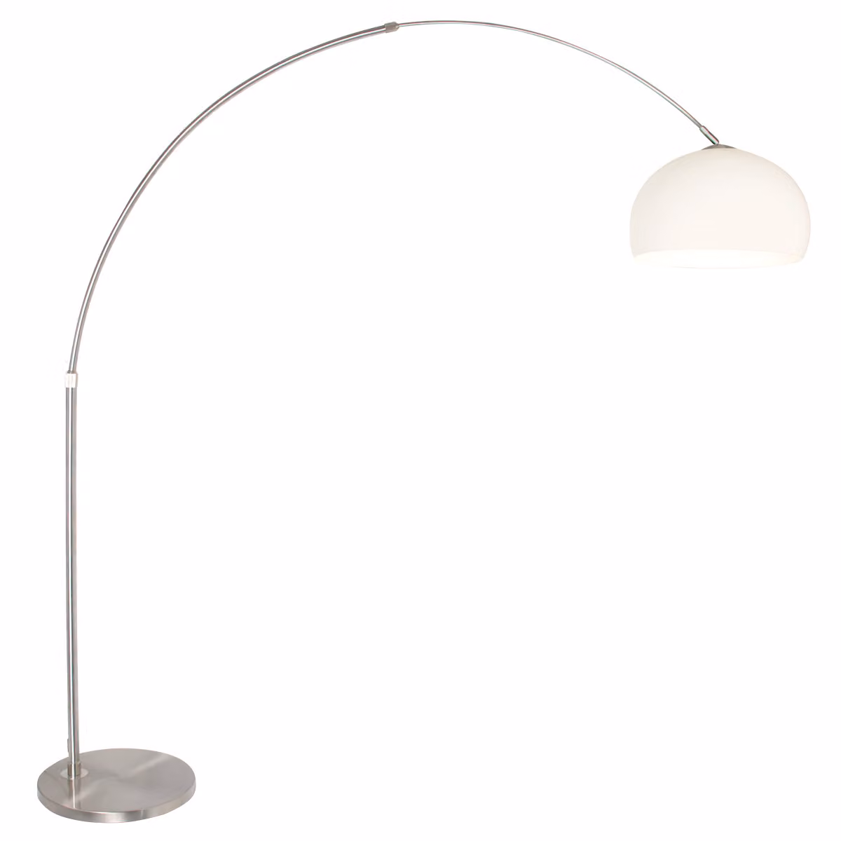 Lampada da terra - acciaio - Sparkled Light - plastica metallo - Ø 45cm - E27 - 9678ST - Steinhauer