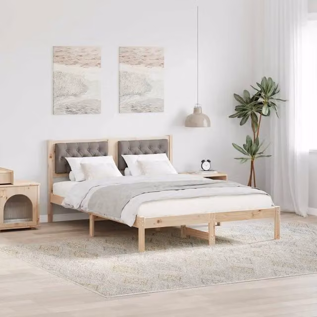 Struttura del letto-Giroletto Talpa 150 x 200 cm Pino massello 375404