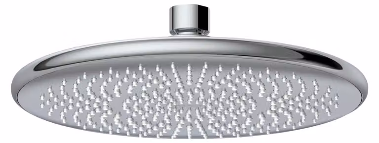 WENKO Soffione a pioggia Doccia a risparmio idrico Bagno Igiene Lavaggio Ø 22,5 cm
