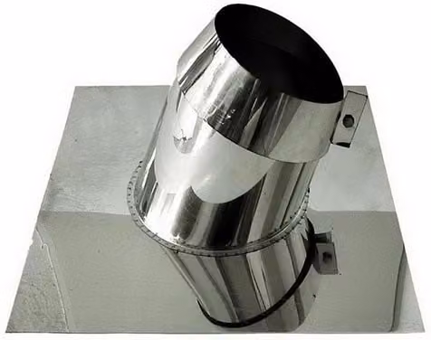 Faldale tetti inclinati piombo canna fumaria DN 250