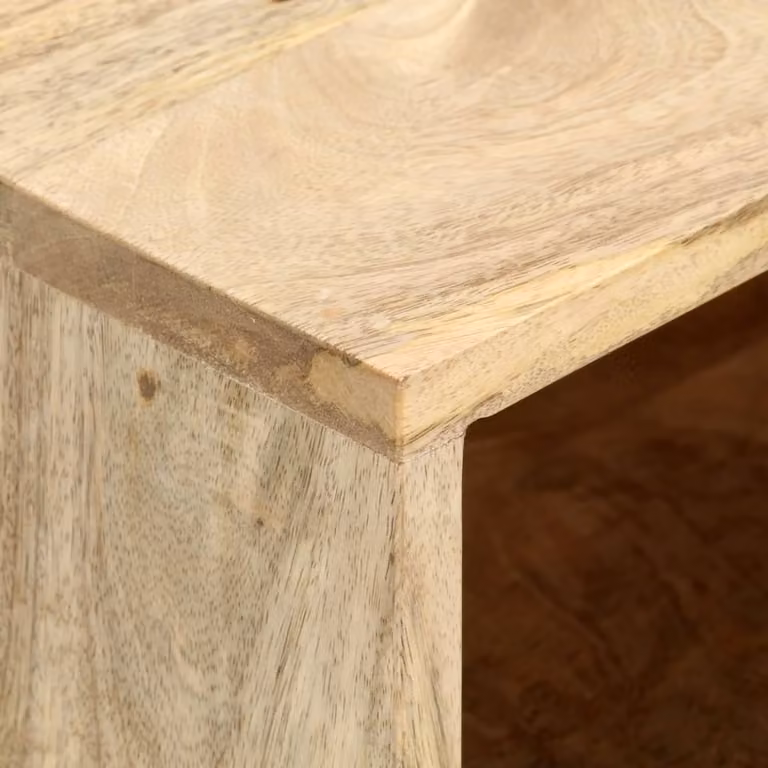 Tavolino 90×50×40 cm in legno massiccio di mango