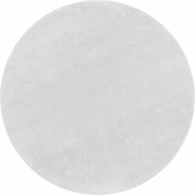 Tappeto rotondo Calia Italia argento, lavabile e antiscivolo, Diametro: 200 cm