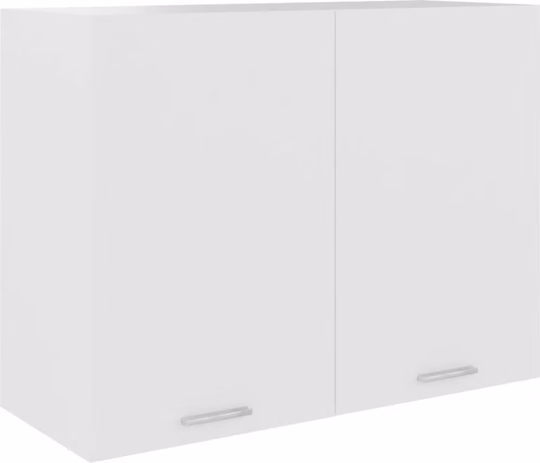The Living Store Armadio a muro bianco 80x31x60 cm materiale legno