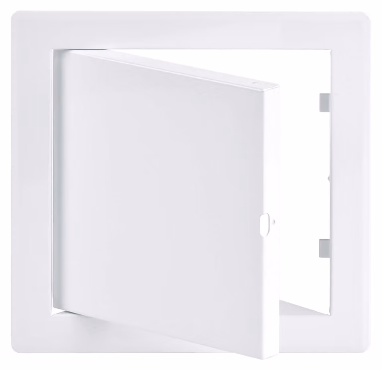 Copertura di ispezione in metallo, 15x15 cm, bianca – Porta di manutenzione