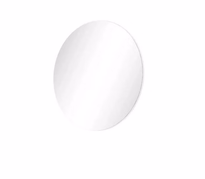 Specchio a muro rotondo MERFIM - bianco / bianco lucido
