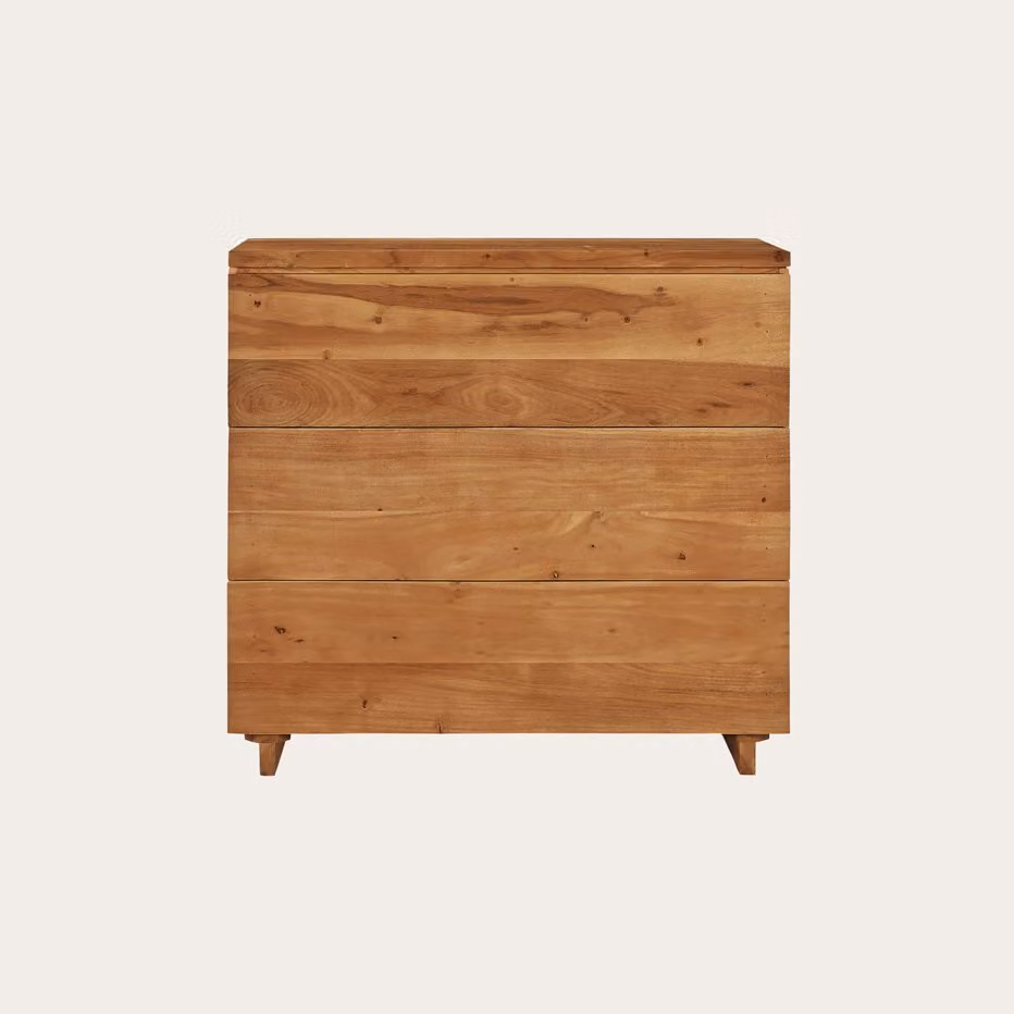 Cassettiera Banak in legno di acacia naturale marrone per camera da letto – 2