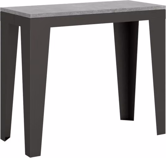 Consolle Allungabile Giordanoshop in Nobilitato Grigio L/P/H: 90-196 x 40 x 77 cm – 1