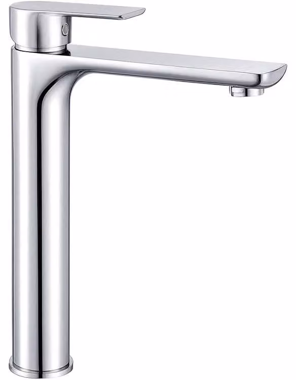 Miscelatore monocomando per lavabo, modello Nicoleta, alta finitura cromata