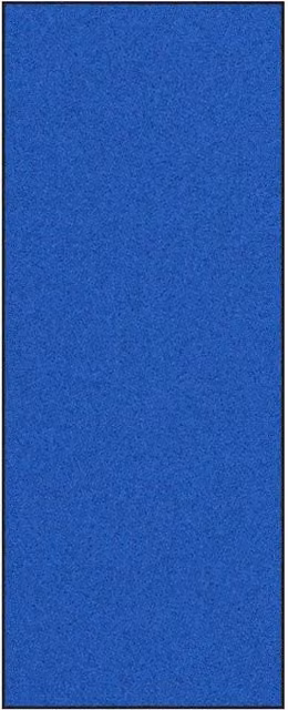 Zerbino rettangolare moderno blu e nero in poliammide L: 120 cm, P: 300 cm – 1