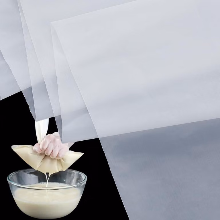 Tessuto filtrante in nylon, 100x200 cm, a maglia fine, ideale per il latte di frutta secca e il tofu