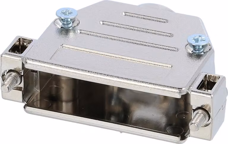 HARTING D-Sub Custodia in plastica metallizzata adatta per inserto D-Sub a 25 poli diritto, intervallo di serraggio 3,5 mm - 11,0 mm - 1