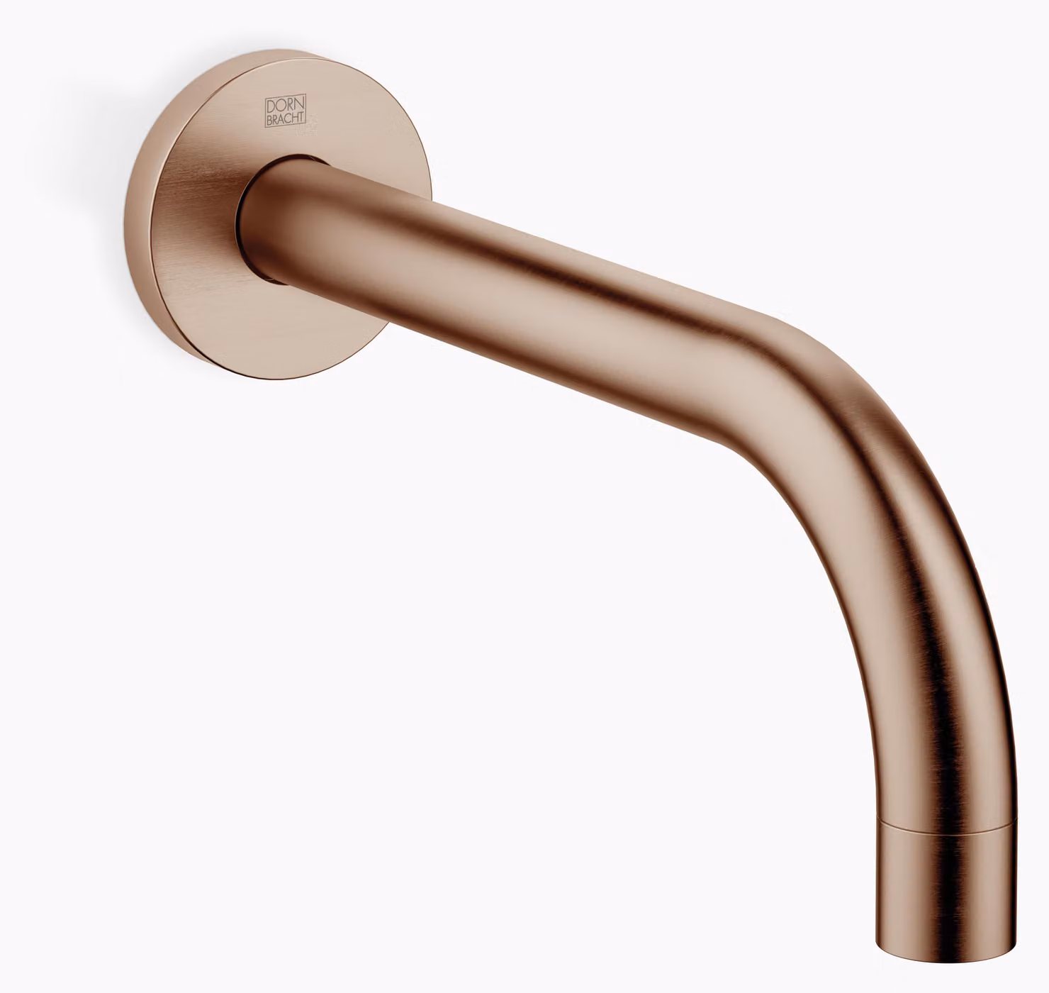 Dornbracht TARA Bec déverseur mural pour lavabos sans garniture d'écoulement, saillie 190mm, 13800882-42, 13800882-42