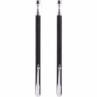Pinza magnetica telescopica in 2 pezzi da 2 libbre, acciaio inossidabile, nera, 5,5-24"