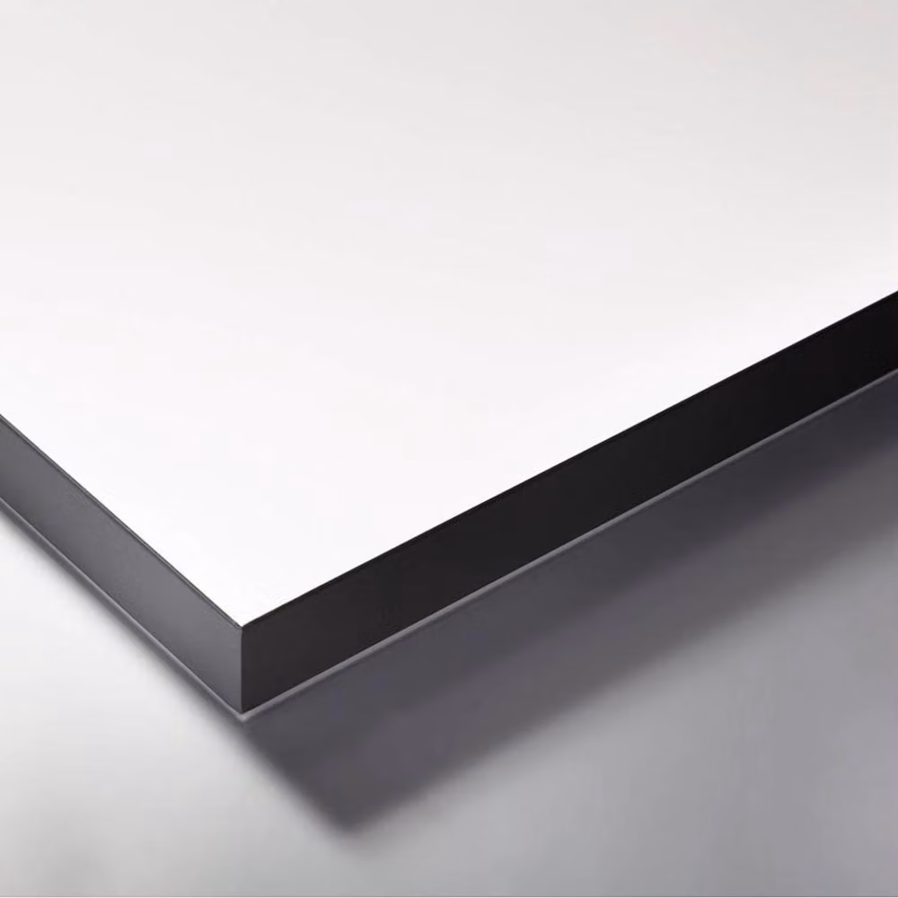 celexon HPL Piano tavolo 150 x 75 cm, bianco