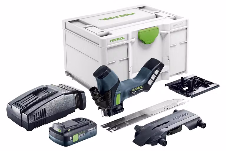 Sega a batteria per materiali isolanti Festool ISC 240 EB-Basic 18 V 240 mm + 1x batteria 4,0 Ah + caricabatterie rapido + Systainer