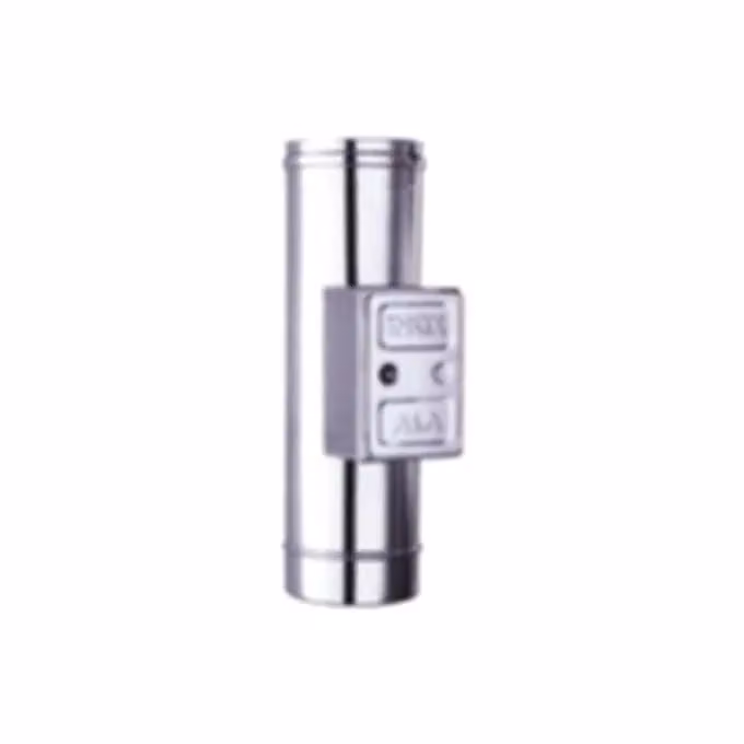 Ala con tubo in acciaio inox AISI 316L con sportello di ispezione, finitura lucida, colore argento, 25 x 50 mm – 2