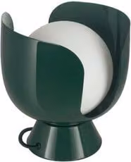 Lampada da tavolo Osram Decor Corolle Table Chalice Green con base in metallo e paralume in vetro, attacco E14, 10 W, H 20 cm x L 21 cm