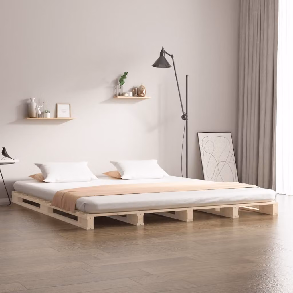 Maison Exclusive - Letto a paletti 160x200 cm in legno massello di pino