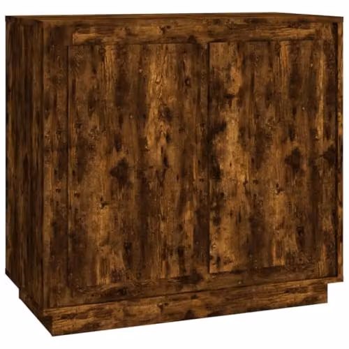 Credenza bahut cassettiera armadio armadio portaoggetti organizzatore cucina soggiorno soggiorno soggiorno 80 x 34 x 75 cm legno di ingegneria marrone 02_0031111