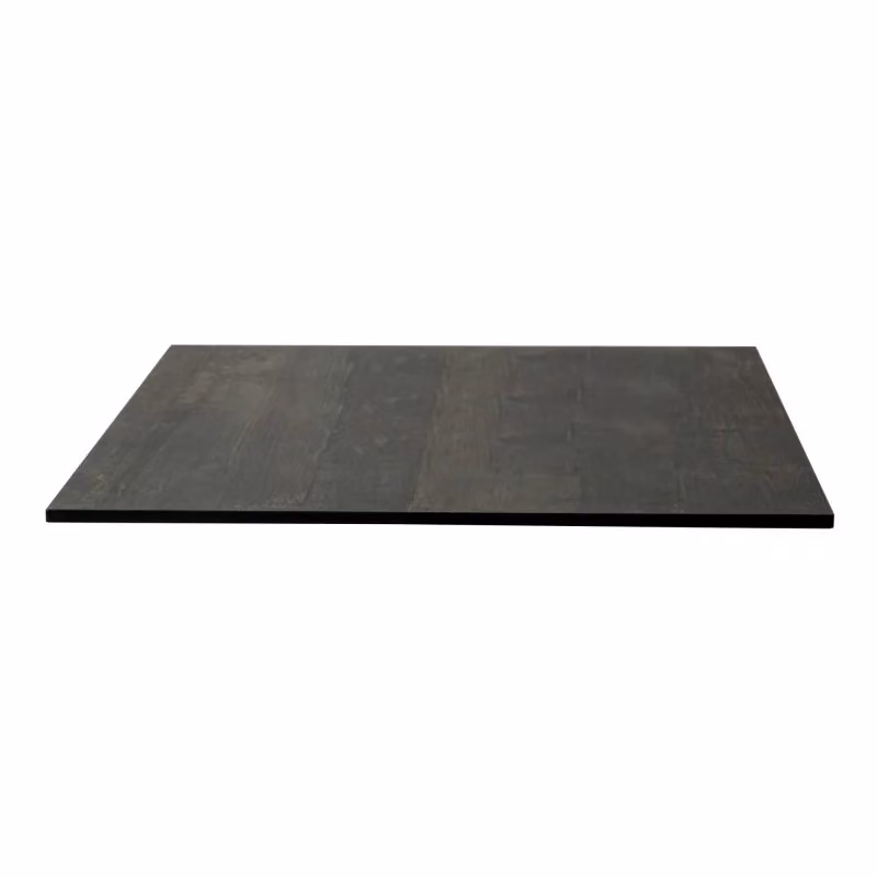Tavolo Top Vacchetti in HPL effetto legno nero opaco L: 79 cm, P: 79 cm, H: 1 cm – 2
