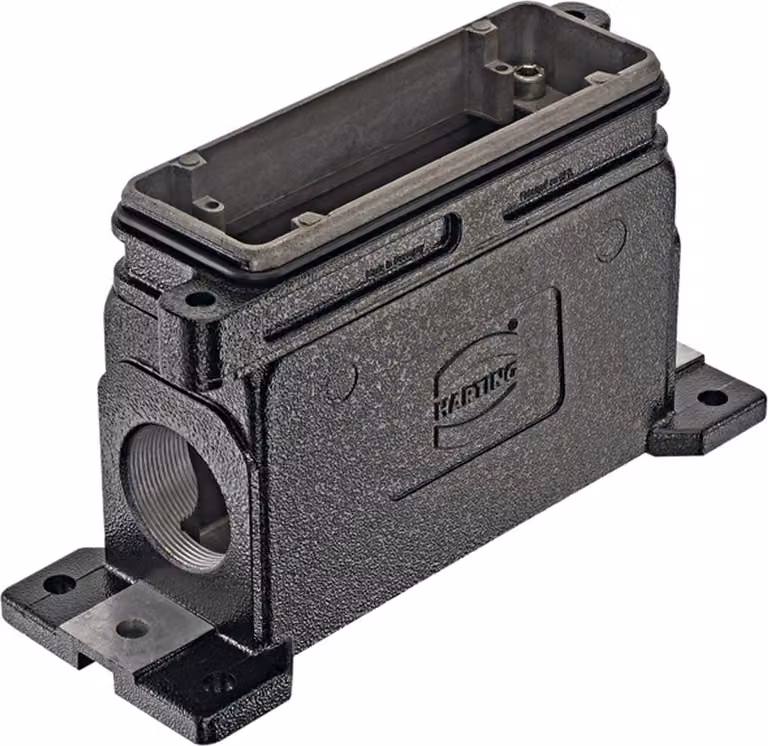 HARTING Han 24HPR Alloggiamento base, 2xM40 uscita cavo laterale, chiusura a vite - 1 pezzo