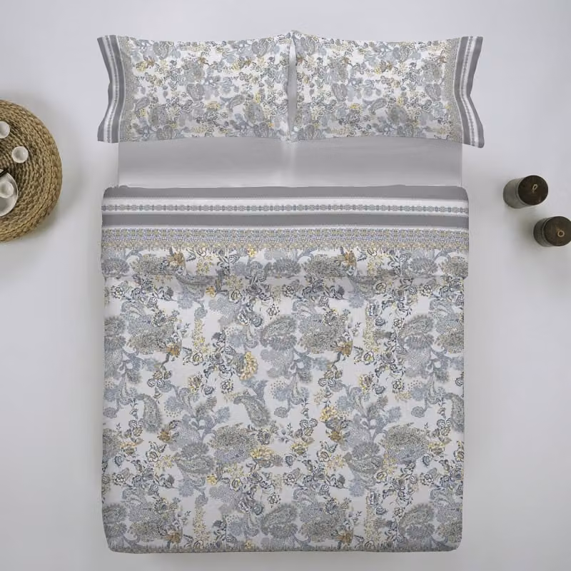 FEZ parure copripiumino - Taglia: 2 piazze,Colore: FEZ - GRIGIO