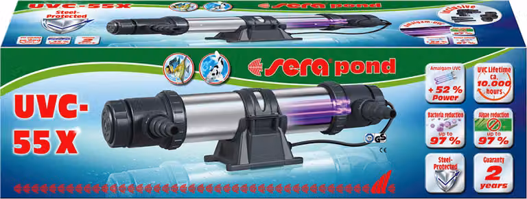sERA pond UVC-55X Chiarificatore d'acqua UVC