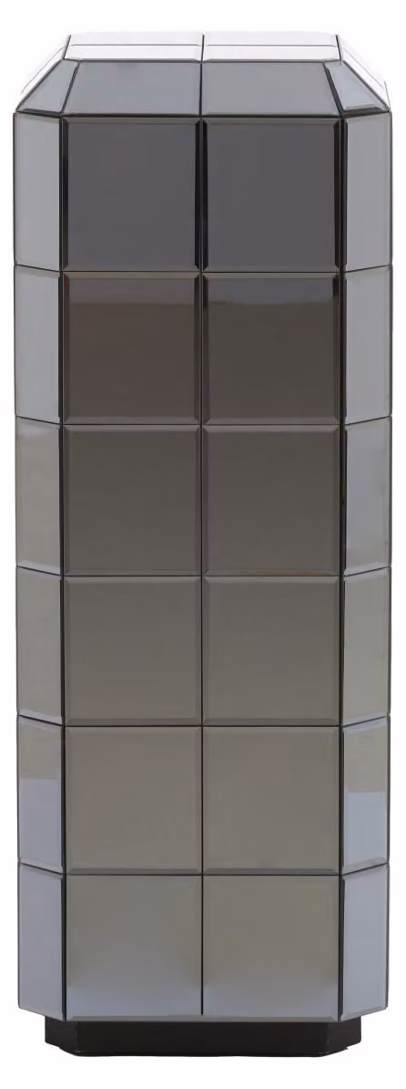 Zolla Light & Living LUCIANO in vetro fumé – 30x30x80 cm