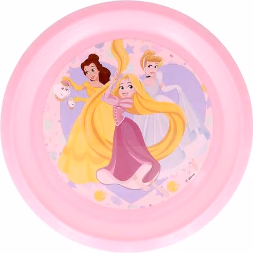 Piatto Piano in plastica Principesse Disney