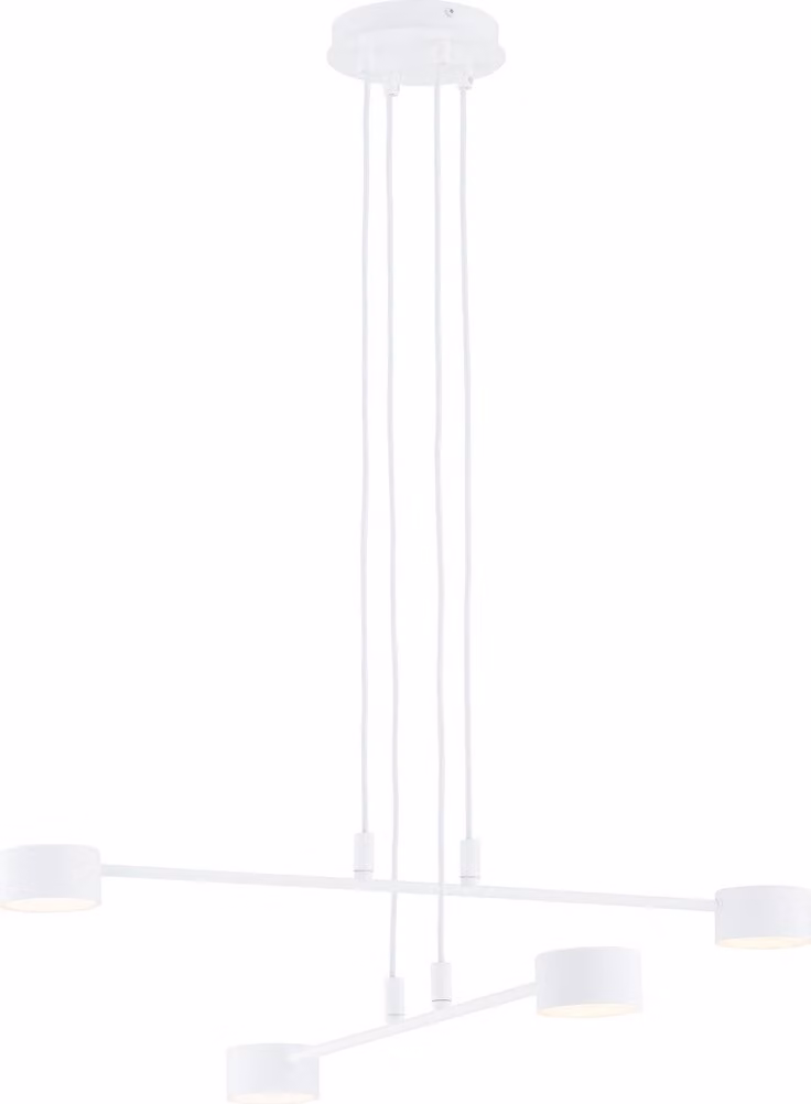 Lampada a sospensione minimalista bianca regolabile MODUS 5xGX53 12W Emibig