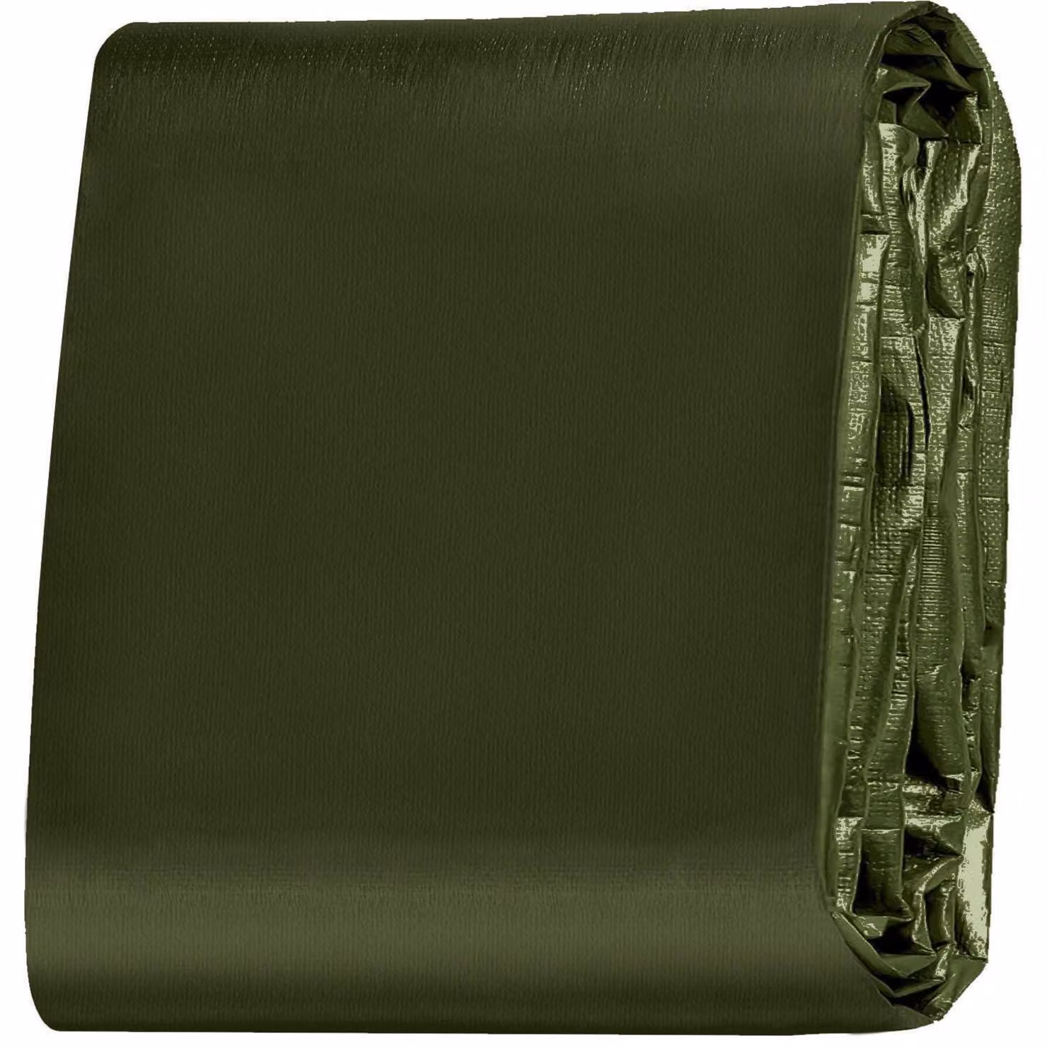 Telo di copertura impermeabile con occhielli, 160 g/m², stabilizzato contro i raggi UV, dimensioni 6x10 metri, colore verde