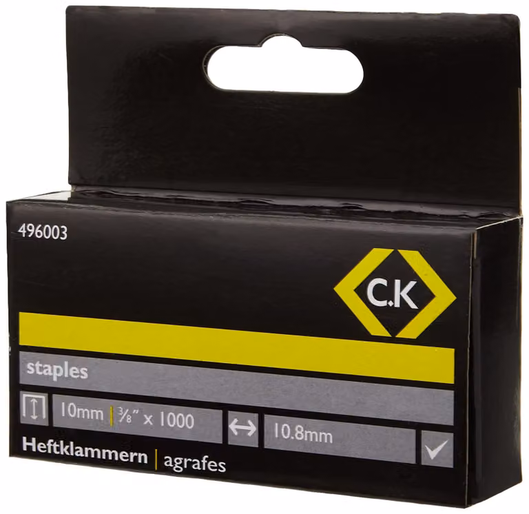 Punti C.K 10,5 x 10 mm Contenuto: 1.000 pezzi
