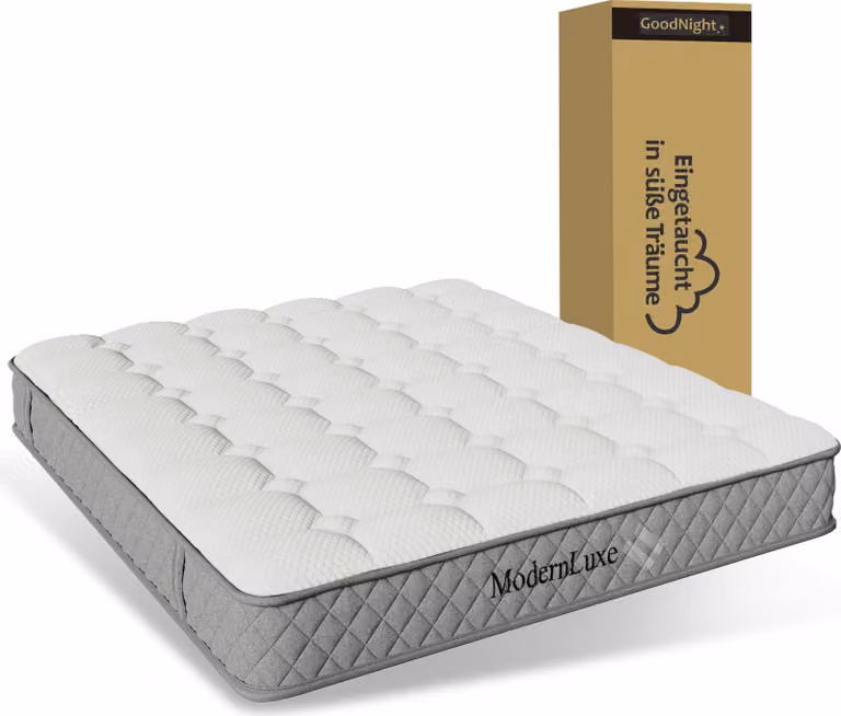 Materasso ortopedico in schiuma fredda Merax 120x200 20 cm, molle insacchettate a 7 zone, OEKO-TEX®, con maniglie, confezionato sottovuoto, H3 medio rigido