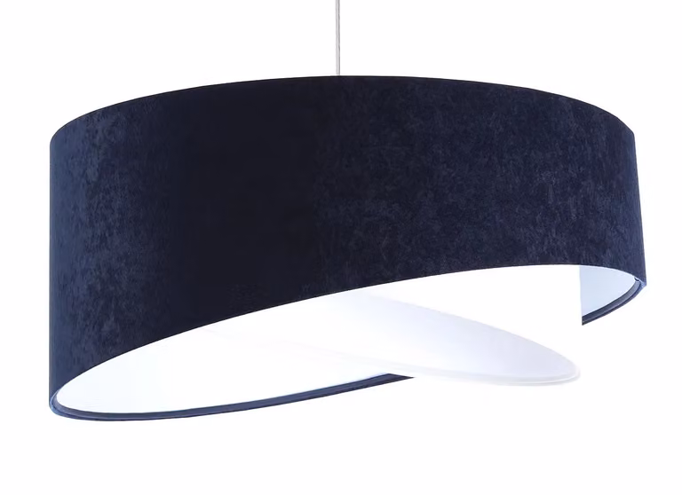 THUNDERCLOUD WHITE lampada a sospensione blu navy/bianco