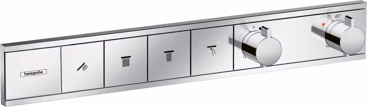 thermostat RainSelect encastré de la taille d'une main pour 4 consommateurs, 15382000, 15382000