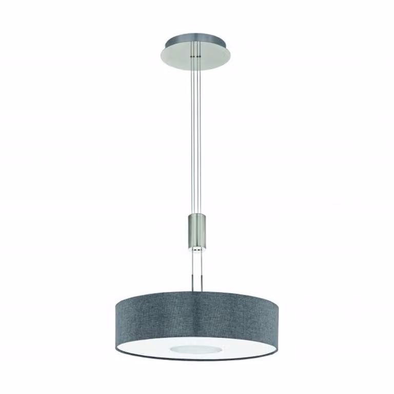 Lampada a sospensione a LED Demmitt Ø 53cm 2700lm cromo, grigio