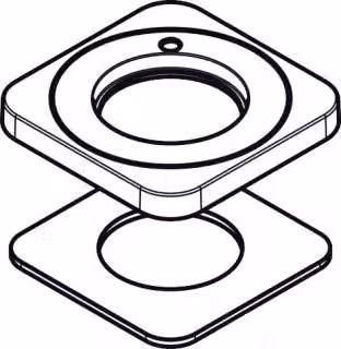 Rosetta 92190000 Miscelatore per lavabo Citterio E, cromo Miscelatore per lavabo cromo