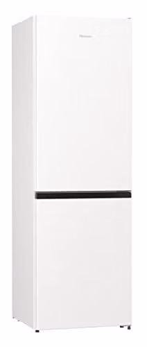 Hisense RB390N4AW21 Frigorifero Combi, Total No Frost, Bianco Altezza 1,85m, Capacità netta 3 L, ECO mode, Portabottiglie, Silenzioso 38 dBA