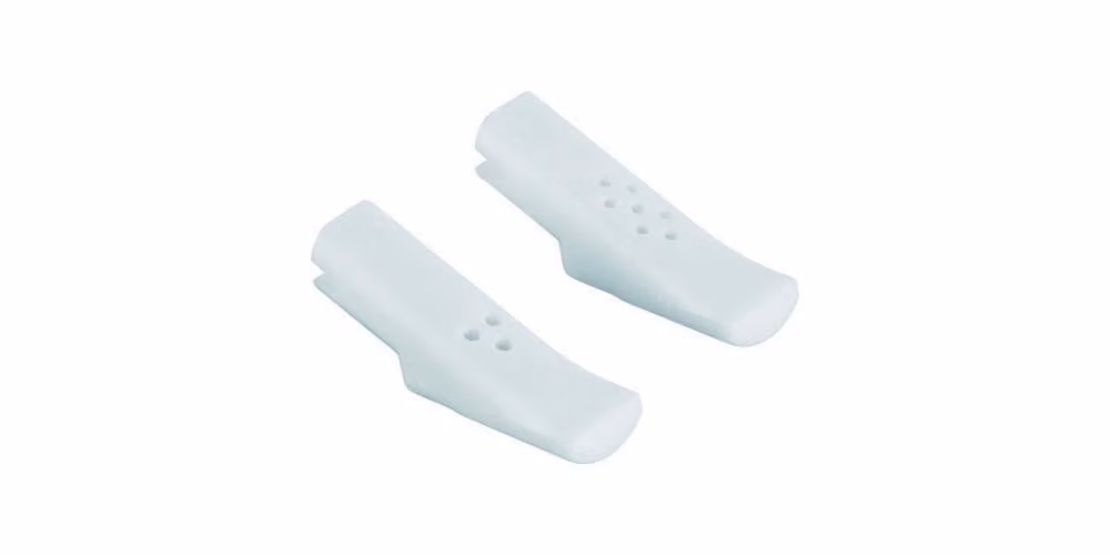 Set di ugelli BAU KERAMIK per doccia e WC, bianco alpino