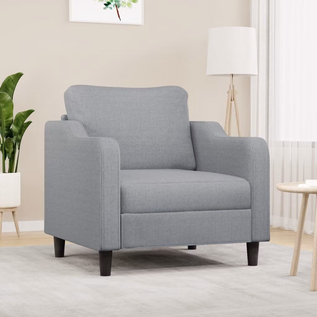 Maison Exclusive - Poltrona Grigio chiaro 60 cm Tessuto