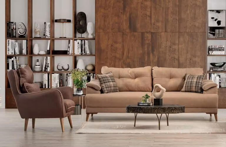Elegante Sofagarnitur 3+1 Sitzer Komfort und Moderner Stil für Ihr Wohnzimmer